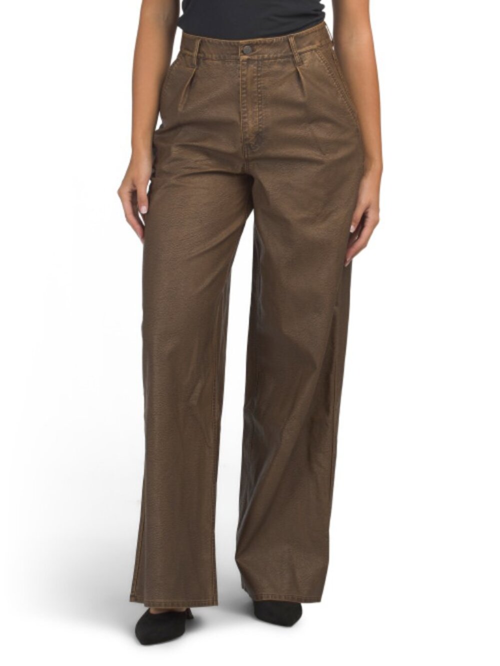 AFRM Turner High Rise Pleated Trouser Pants